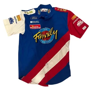 Photo of Ted Musgrave Race Used Pit Crew Uniform Shirt & Pants - The Family Channel
