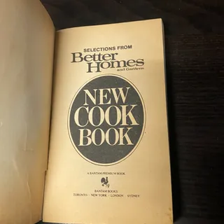 Photo of Better Homes and Gardens New Cookbook 1996