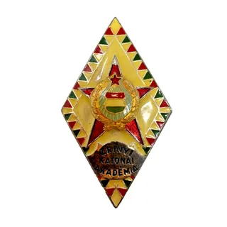 Photo of Vintage Zrínyi Miklós Katonai Akadémia Rhombus Badge Hungary