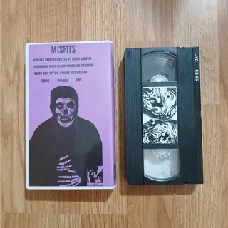 Photo of Misfits VHS 1996 Horror Chiller Theatre Fiend Club Show Punk Videos & Interview