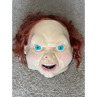 Photo of TOTS CHILD'S PLAY 2 EVIL CHUCKY DOLL DELUXE LATEX MASK HALLOWEEN COSTUME