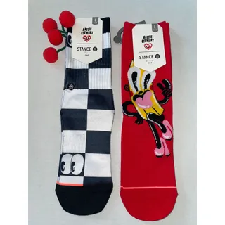 Photo of Stance BYU Cosmo Brigham Young University Mascot Crew Socks Navy Small NEW