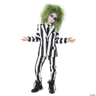 Photo of KIDS BEETLEJUICE SUITMEISTER 3 PC COSTUME SIZE XL NEW
