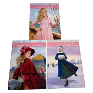 Photo of American Girl Caroline Book Set 3 Paperback Meet Secret Message Surprise Books
