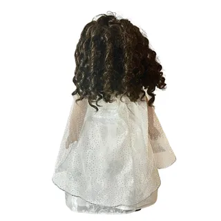 Photo of African American Girl Doll Gown Cape Shoes Fancy Frost Ballroom Dress
