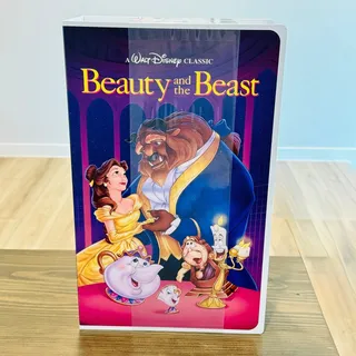 Photo of Disney Beauty and the Beast Classic VHS Tape Plush Throw Blanket – New & Sealed