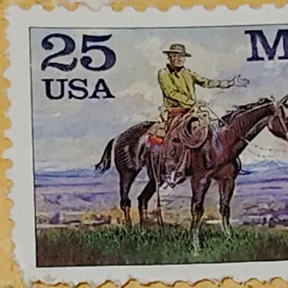 Photo of 1989 USPS 25 Cent Montana Statehood Centennial Letter Stamp Scott #2401