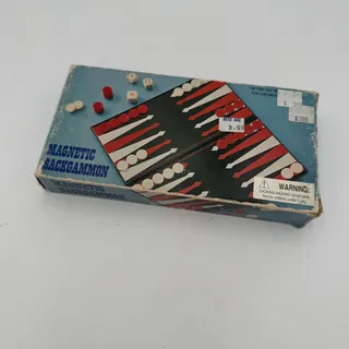 Photo of Vintage Magnetic Travel Backgammon NOS