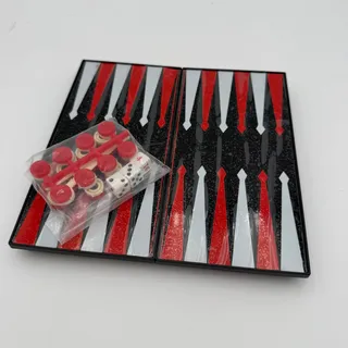 Photo of Vintage Magnetic Travel Backgammon NOS