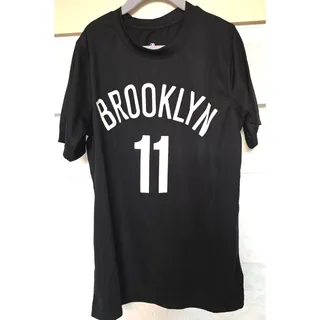 Photo of Kyrie Irving Brooklyn Nets Shirt Youth Medium 10/12 Black NBA Jersey Tee NWT NEW