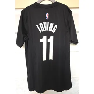 Photo of Kyrie Irving Brooklyn Nets Shirt Youth Medium 10/12 Black NBA Jersey Tee NWT NEW