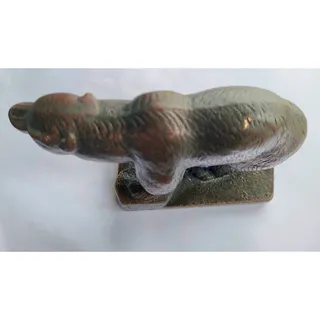 Photo of Arts & Crafts Bronze Grizzly Bear Statue C. 1910 - California Bear