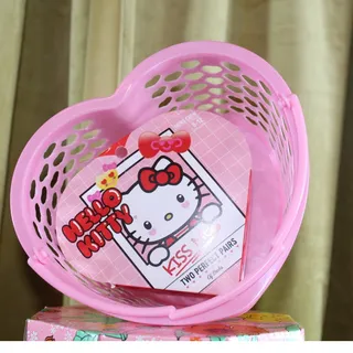 Photo of Hello Kitty Valentines Heart Basket with 2 pair socks