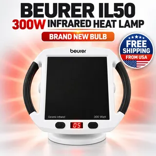 Photo of Beurer IL50 300W Infrared Heat Lamp Ceramic Infrared Therapy Lamp New Bulb