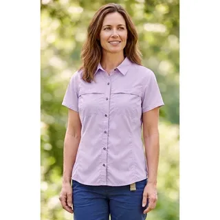 Photo of L.L. Bean Quick Dry Shirt XL Womens Button Outdoor Women Pockets Hiking Pink,EUC