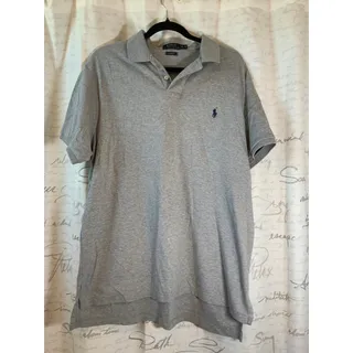 Photo of Polo Ralph Lauren Mens XL Heather Grey Short Sleeve Pony Logo Polo Shirt