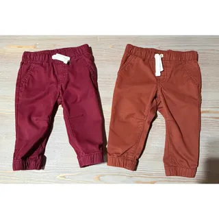 Photo of Cat & Jack 2pk Baby Boys Pull-On Jogger Pants (Size 12M) 