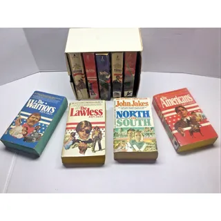 Photo of John Jakes Kent Family Chronicles 8 Vol Set North and South Paperbacks Slipcase