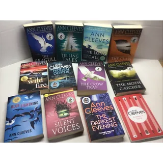 Photo of Ann Cleeves Paperback Books Lot 12 Vera Stanhope Shetland Two Rivers Ramsay