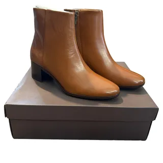 Photo of NIB Patricia Nash Marcella Tan Ankle Boots 9.5