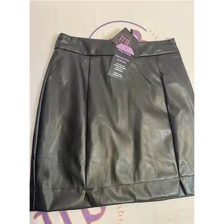 Photo of Black Pleather Skirt