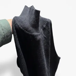 Photo of White House Black Market Sleeveless Sweater Large Black