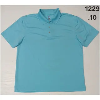 Photo of PGA Tour (2XL) Light Blue AirFlux Collar button Polo Shirt
