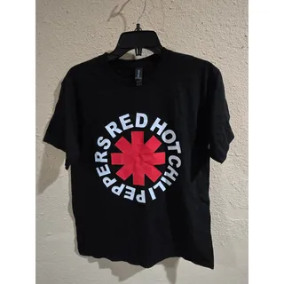 Photo of Red Hot Chili Peppers Printed Tee Shirt, Black, Kids Size XL
