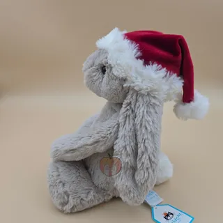 Photo of Jellycat Bashful Christmas Bunny Medium - AUTHENTIC - NEW WITH TAGS