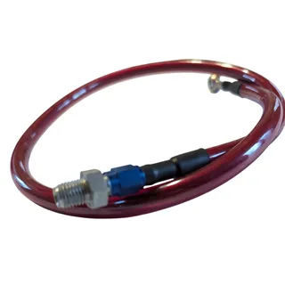 Photo of Fastline Brake Line 34 1/2" Stainless Steel Braided Yamaha Motorcycle NOS!!!