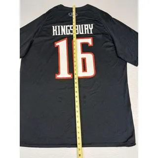 Photo of Under Armour (2XL) Black Loose #16 Kingsbury Football Jersey