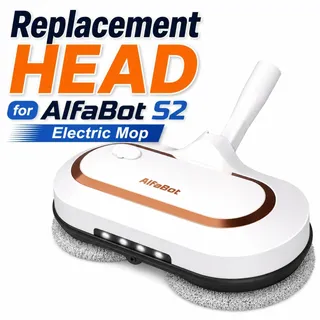 Photo of ALFABOT S2 Cordless Spin Mop REPLACEMENT HEAD Floor Cleaning LED Sprayer