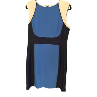 Photo of NWOT Tahari Levine Studio Color Blocking Professional Dress 14