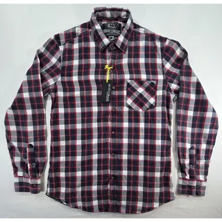 Photo of Broken Threads Plaid Long Sleeve Button Up Shirt Mens L NWT