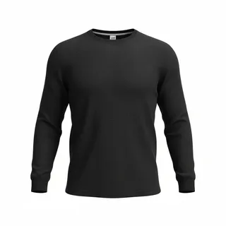 Photo of Lee Thermal Shirt Mens 2XL Black Waffle Knit Long Sleeve NWT