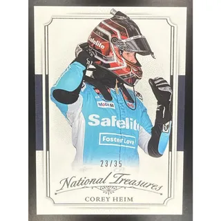 Photo of 2025 Panini National Treasures Corey Heim #20 2016 Throwback 23/35