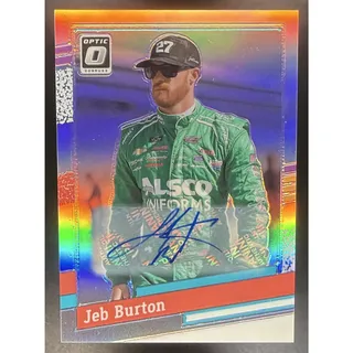 Photo of 2024 Panini Donruss Jeb Burton #107 Optic Signatures Retro 91 Auto