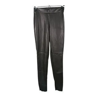 Photo of NWT Wolford Estella Vegan Leather Leggings Womens 8 Brown Shine Edgy Glam Luxury