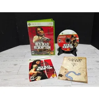 Photo of Red Dead Redemption (Microsoft Xbox 360, 2010) Complete CIB W/ Map Poster