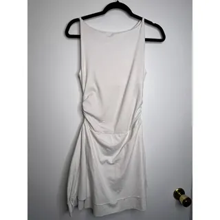 Photo of Womens White Cotton Size Small Tennis Dress NNT