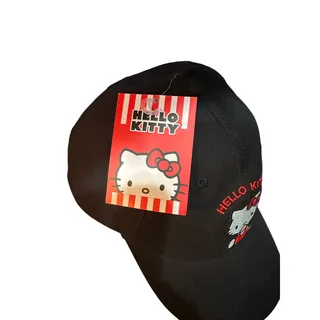 Photo of NWT Black Hello Kitty Baseball Hat OSFM by Sanrio