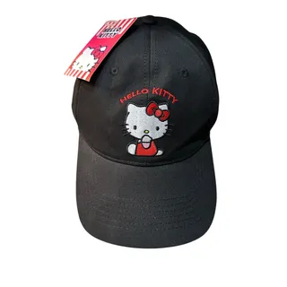 Photo of NWT Black Hello Kitty Baseball Hat OSFM by Sanrio