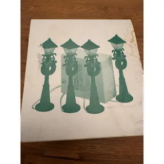 Photo of Dept 56 Village in Box Turn of the Century Lampposts Set of 4
