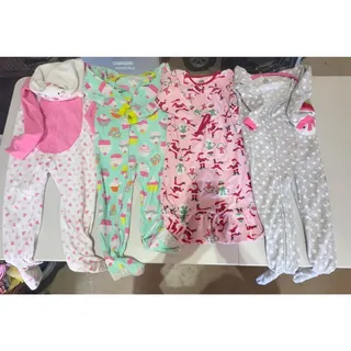 Photo of Lot Of 50 Girls Outfits (PJs, Nightgowns, Outfits), Sized 4-5, Assorted Brands