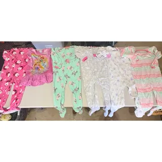 Photo of Lot Of 50 Girls Outfits (PJs, Nightgowns, Outfits), Sized 4-5, Assorted Brands