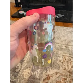 Photo of Tervis Unicorn Kids Tumbler With Lid Believe In Your Dreams 10oz Plastic Cup