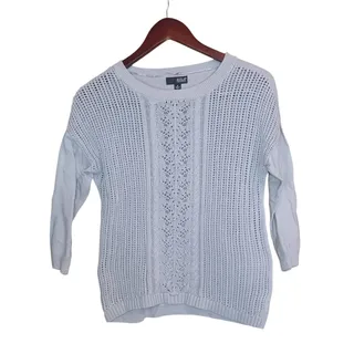 Photo of Ana Knit Gray Sweater Size Medium 