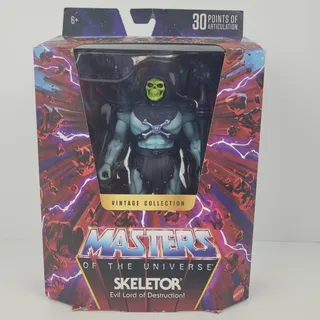 Photo of Mattel Masters of the Universe Skeletor Vintage Collection Action Figure