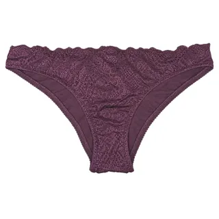 Photo of Mossimo Purple Textured Triangle Bikini Set Womens XL