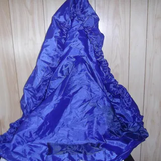 Photo of Large Blue Vinyl Light Weight Toy Sack with Shoulder Strap